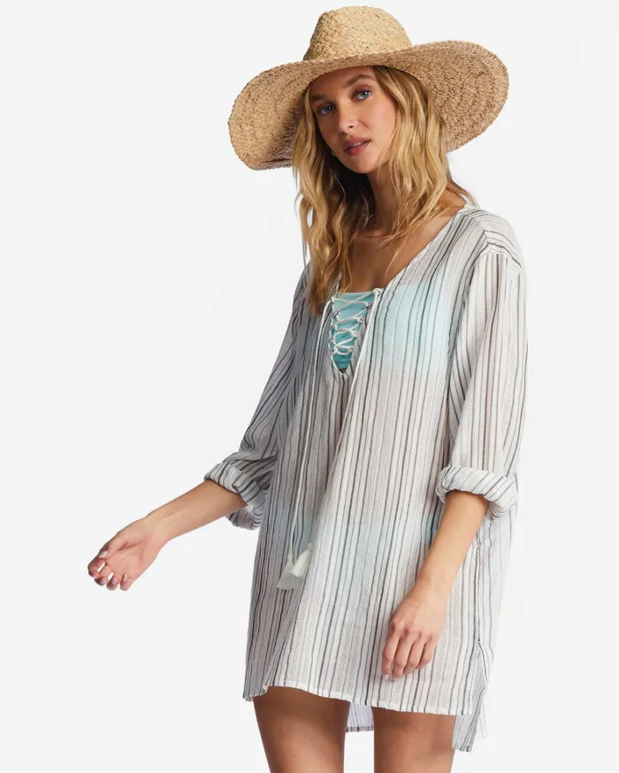 Billabong Dresses Women Blue Skies Swim Cover Up Multi Billabong Dresses Women Blue Skies Swim Cover Up Multi
