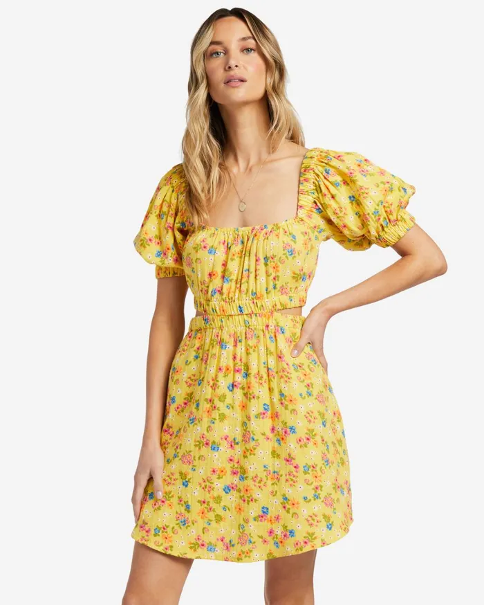 Billabong Dresses Women Dare To Bare Mini Dress Honeybee Billabong Dresses Women Dare To Bare Mini Dress Honeybee
