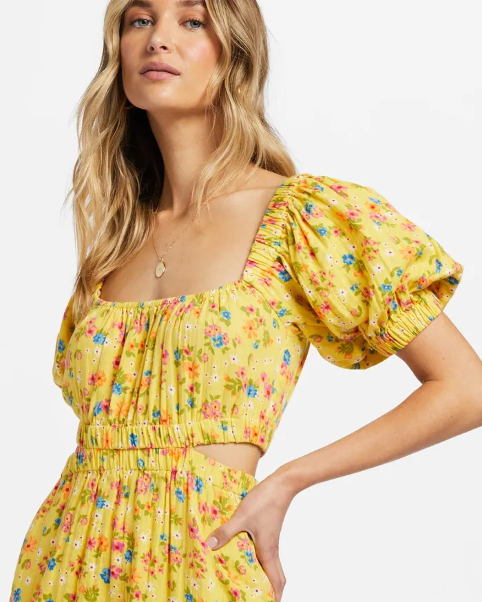Billabong Dresses Women Dare To Bare Mini Dress Honeybee Billabong Dresses Women Dare To Bare Mini Dress Honeybee