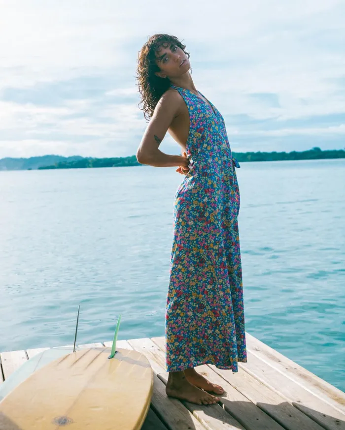 Billabong Dresses Women Lets Hang Midi Dress Seaside