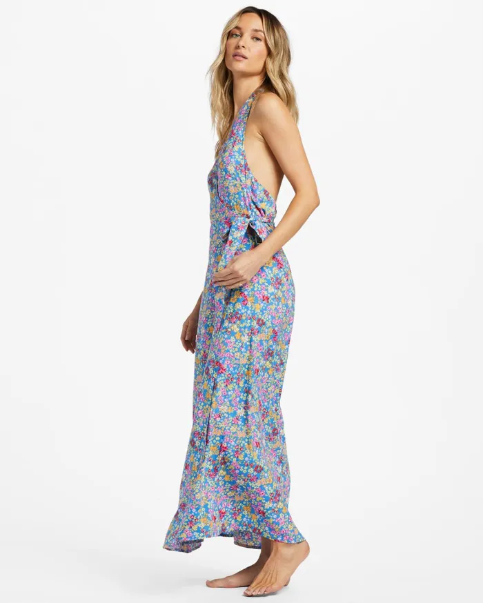 Billabong Dresses Women Lets Hang Midi Dress Seaside Billabong Dresses Women Lets Hang Midi Dress Seaside