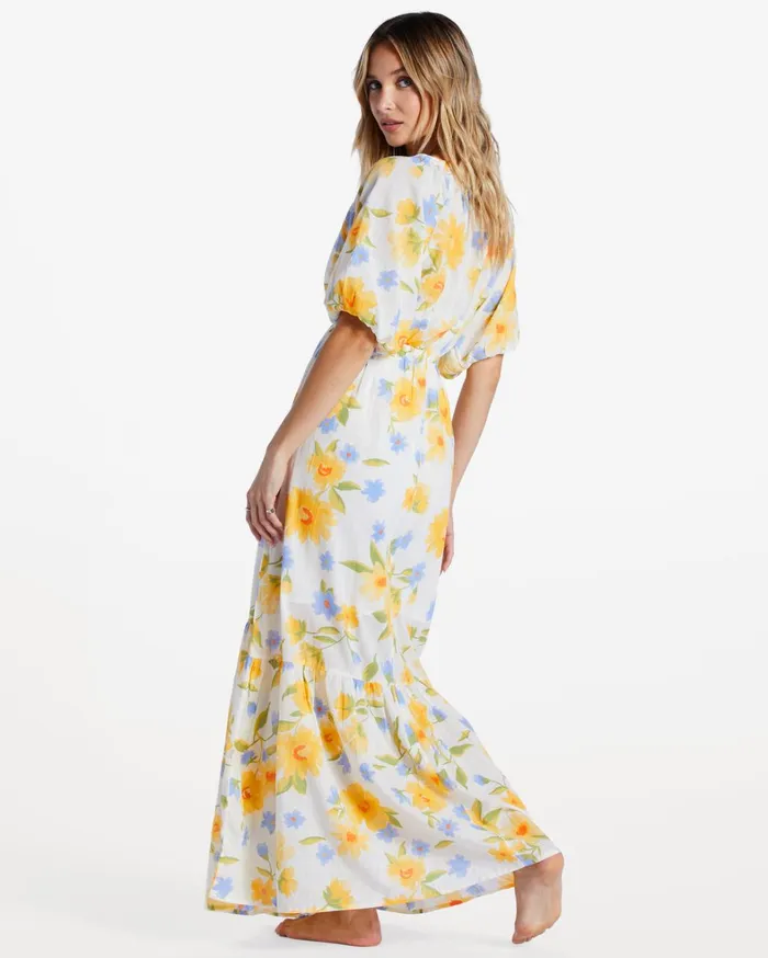 Billabong Dresses Women Lost In Love Maxi Dress Salt Crystal Billabong Dresses Women Lost In Love Maxi Dress Salt Crystal