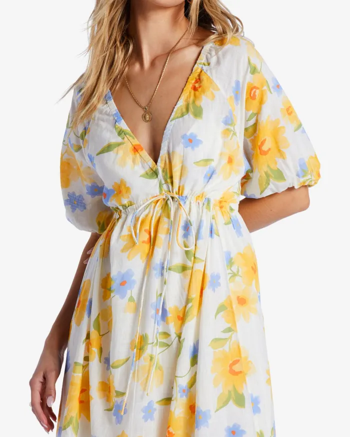 Billabong Dresses Women Lost In Love Maxi Dress Salt Crystal Billabong Dresses Women Lost In Love Maxi Dress Salt Crystal