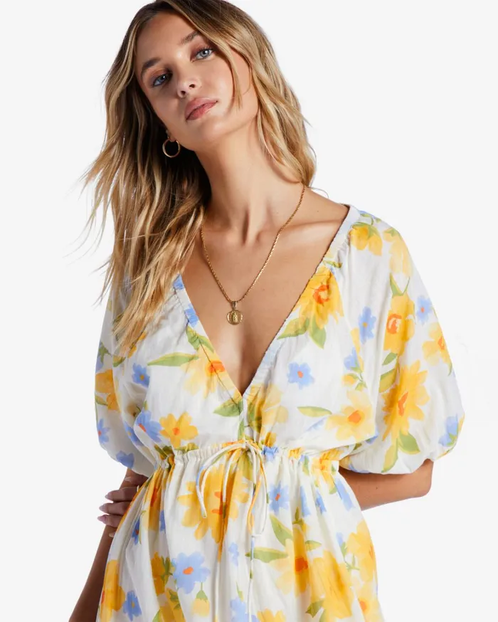 Billabong Dresses Women Lost In Love Maxi Dress Salt Crystal Billabong Dresses Women Lost In Love Maxi Dress Salt Crystal