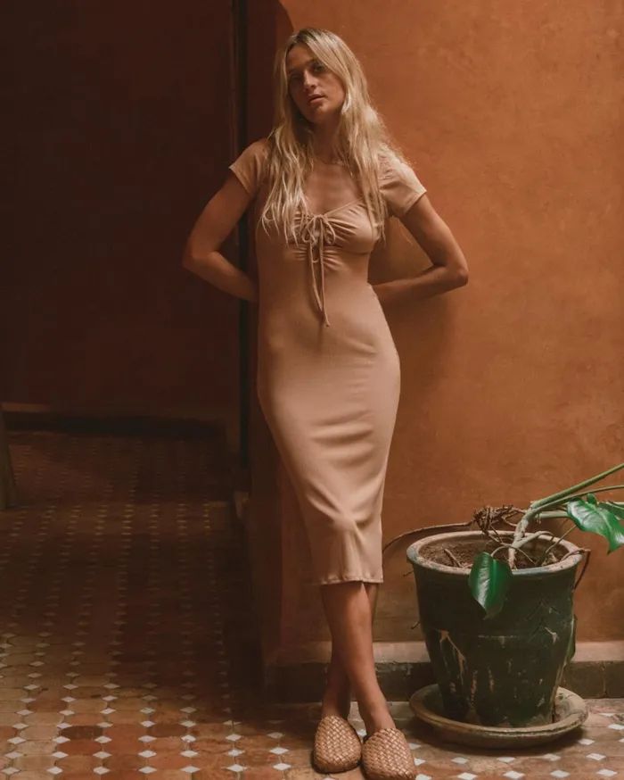 Billabong Dresses Women New Mood Midi Dress Truffle