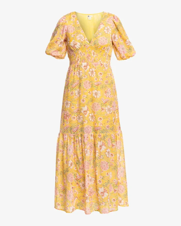 Billabong Dresses Women Spellbound Maxi Dress Golden Peach Billabong Dresses Women Spellbound Maxi Dress Golden Peach