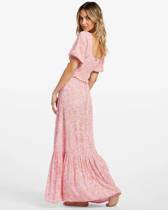 Billabong Dresses Women Sweet On You Maxi Dress Pink Trails Billabong Dresses Women Sweet On You Maxi Dress Pink Trails