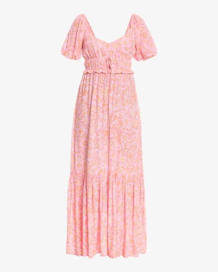 Billabong Dresses Women Sweet On You Maxi Dress Pink Trails Billabong Dresses Women Sweet On You Maxi Dress Pink Trails