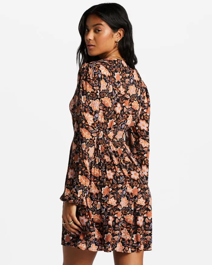 Billabong Dresses Women Sweetest Dream Mini Dress Black Pebble Billabong Dresses Women Sweetest Dream Mini Dress Black Pebble