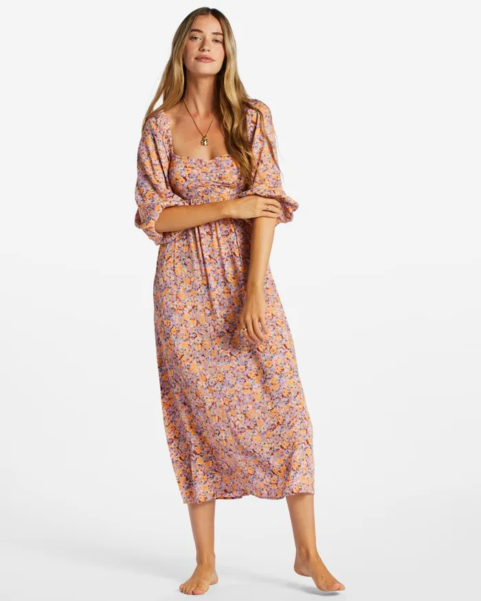 Billabong Dresses Women Swept Away Midi Dress Multi 1 Billabong Dresses Women Swept Away Midi Dress Multi 1