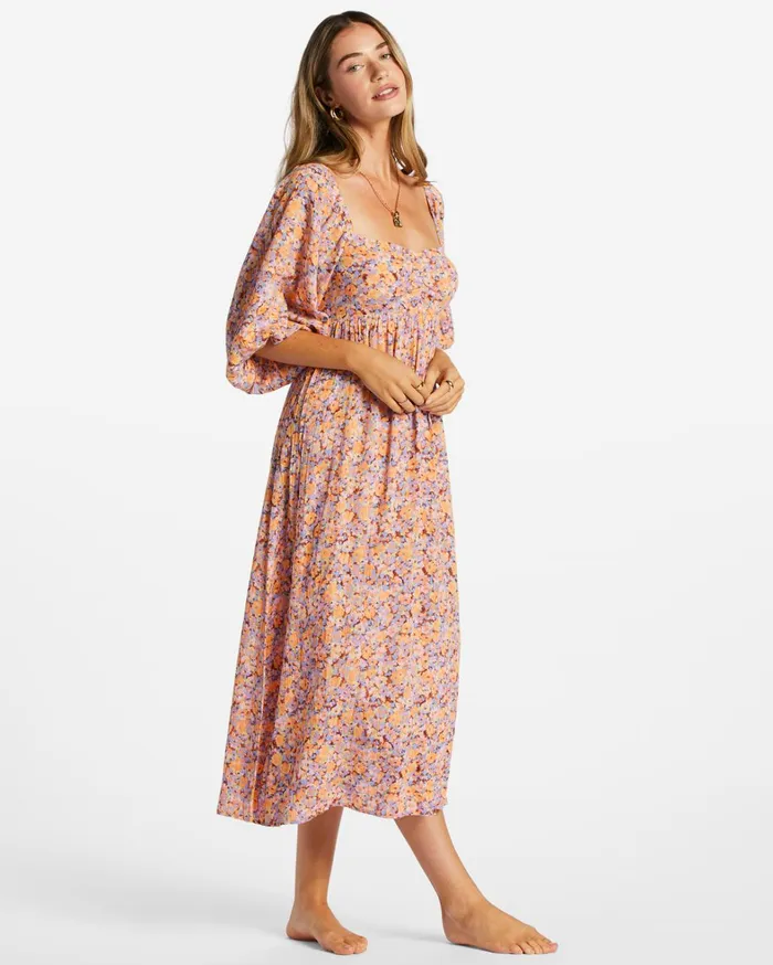 Billabong Dresses Women Swept Away Midi Dress Multi 1 Billabong Dresses Women Swept Away Midi Dress Multi 1