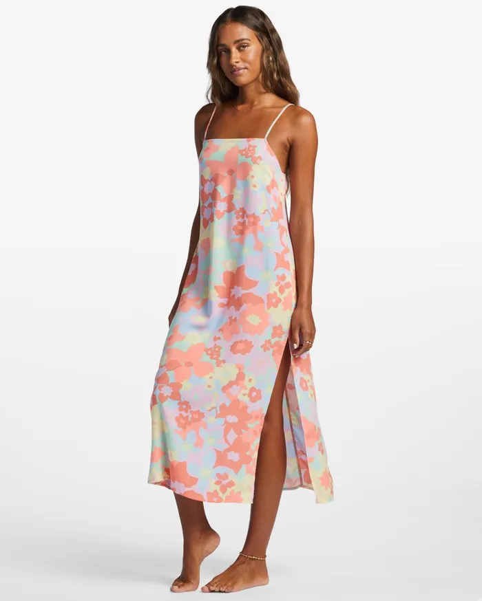 Billabong Dresses Women Weekend Waves Midi Dress Peach Pie Billabong Dresses Women Weekend Waves Midi Dress Peach Pie