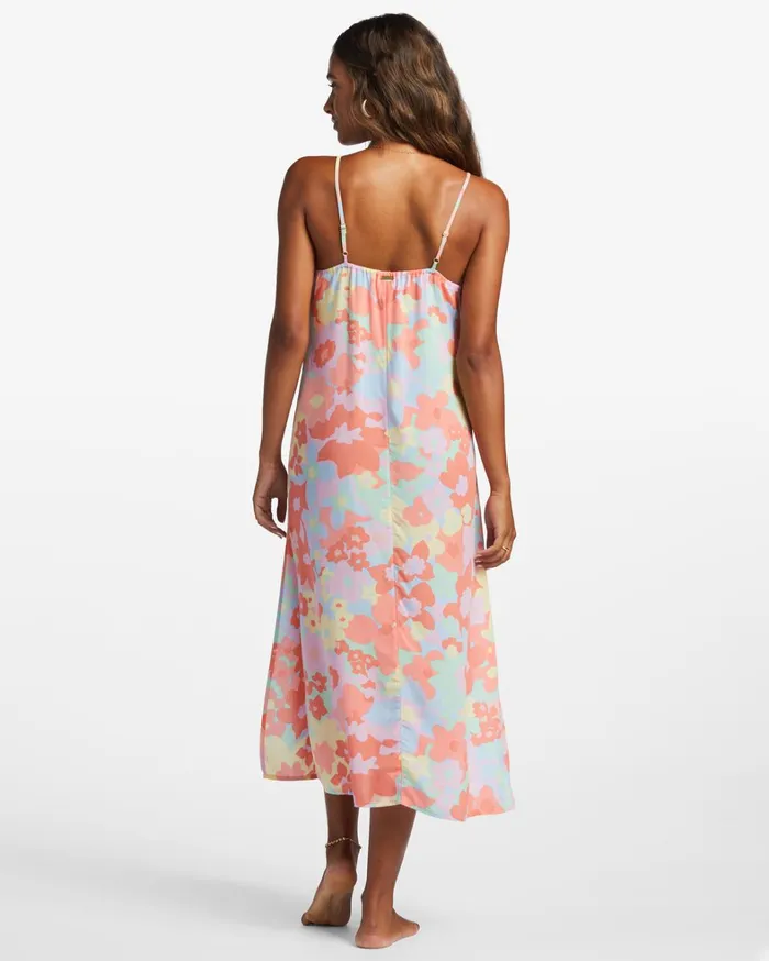 Billabong Dresses Women Weekend Waves Midi Dress Peach Pie Billabong Dresses Women Weekend Waves Midi Dress Peach Pie