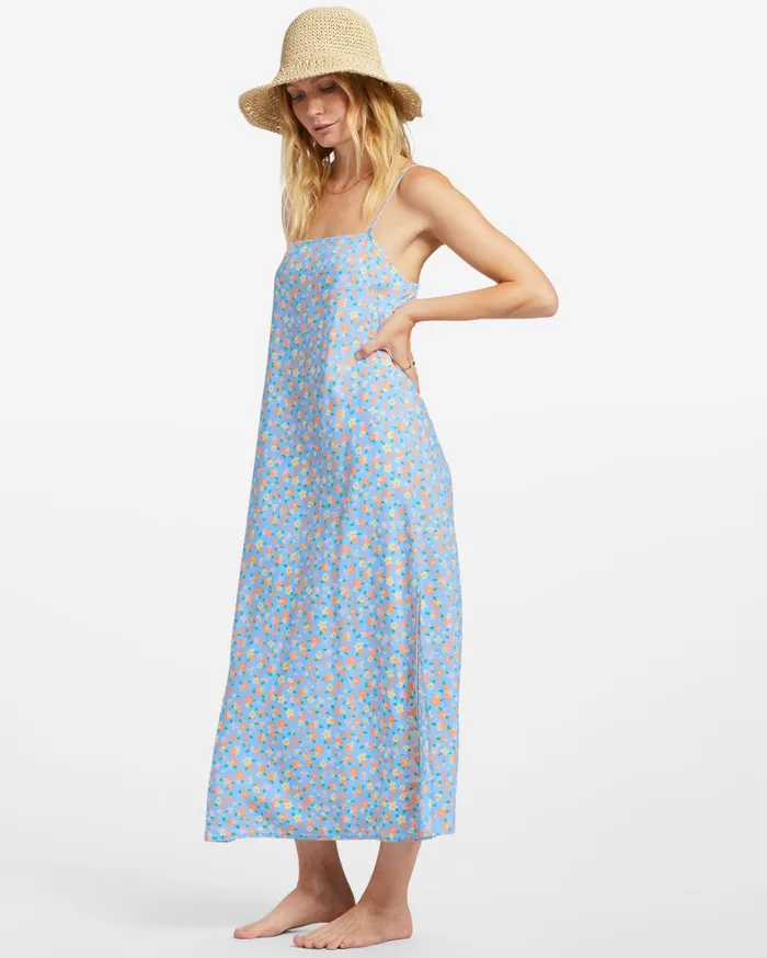 Billabong Dresses Women Weekend Waves Midi Dress Summer Sky Billabong Dresses Women Weekend Waves Midi Dress Summer Sky