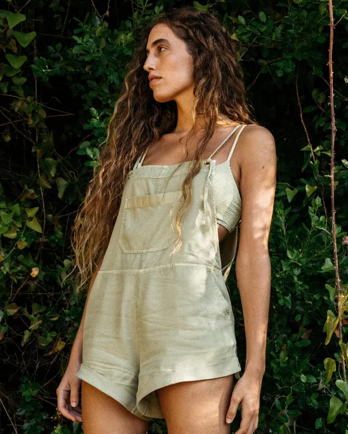 Billabong Dresses Women Wild Pursuit Romper Avocado