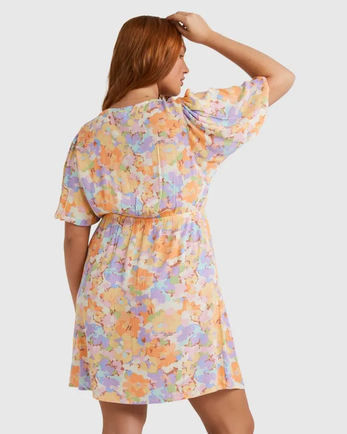 Billabong Dresses Women Your Fav Puff Sleeve Dress White Multi Billabong Dresses Women Your Fav Puff Sleeve Dress White Multi