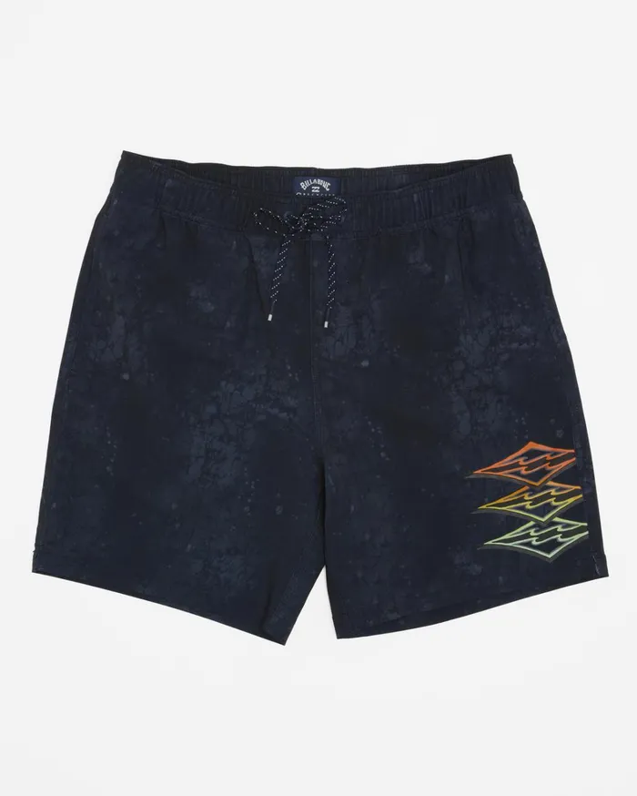 Billabong Elastic Waist Boardshorts Men Riot Layback 17034 Boardshorts Indigo Billabong Elastic Waist Boardshorts Men Riot Layback 17034 Boardshorts Indigo