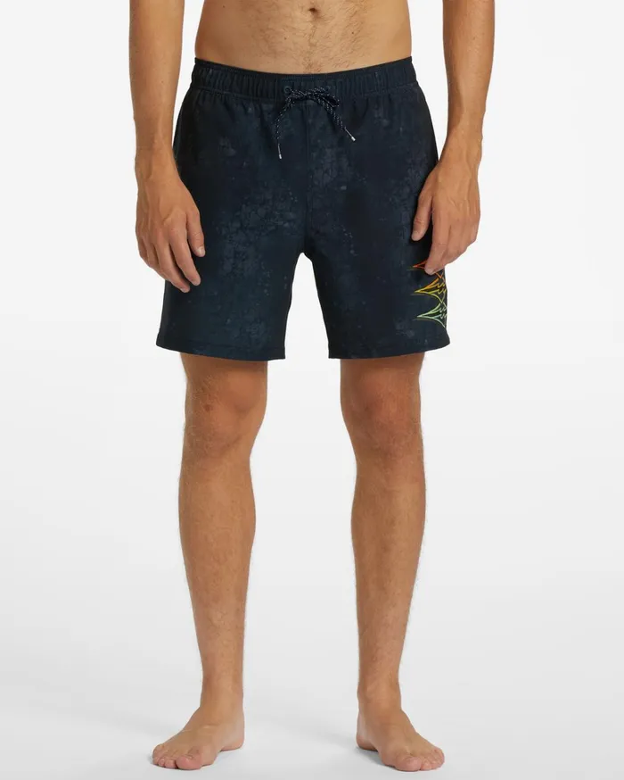 Billabong Elastic Waist Boardshorts Men Riot Layback 17034 Boardshorts Indigo Billabong Elastic Waist Boardshorts Men Riot Layback 17034 Boardshorts Indigo
