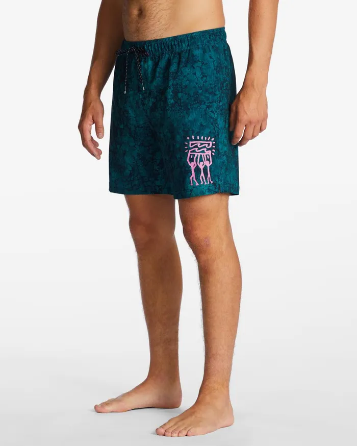 Billabong Elastic Waist Boardshorts Men Riot Layback 17034 Boardshorts Marine Billabong Elastic Waist Boardshorts Men Riot Layback 17034 Boardshorts Marine