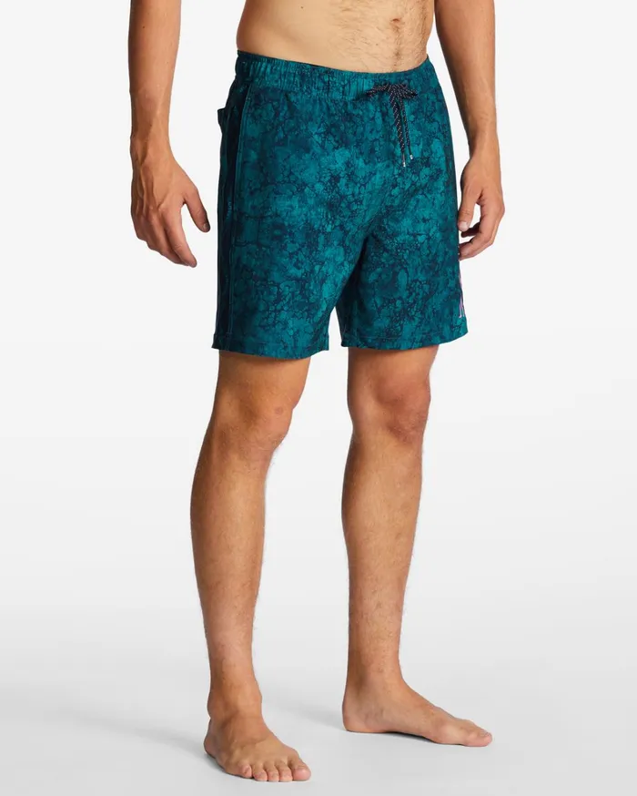 Billabong Elastic Waist Boardshorts Men Riot Layback 17034 Boardshorts Marine Billabong Elastic Waist Boardshorts Men Riot Layback 17034 Boardshorts Marine