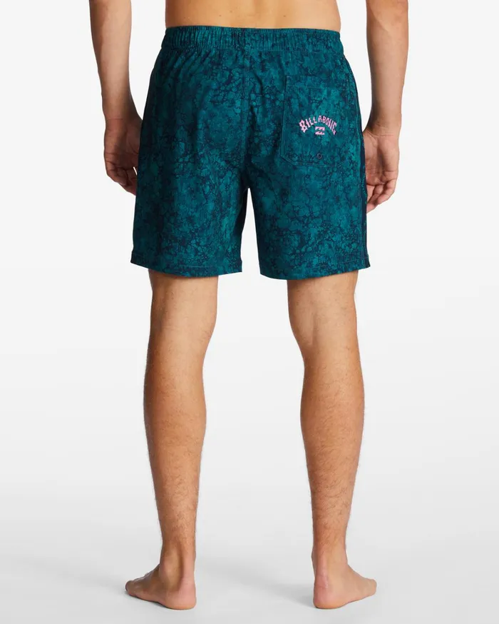Billabong Elastic Waist Boardshorts Men Riot Layback 17034 Boardshorts Marine Billabong Elastic Waist Boardshorts Men Riot Layback 17034 Boardshorts Marine