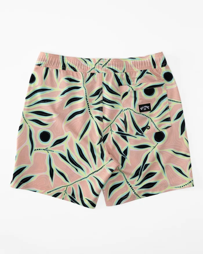 Billabong Elastic Waist Boardshorts Men Sundays Layback 17034 Boardshorts Melon Billabong Elastic Waist Boardshorts Men Sundays Layback 17034 Boardshorts Melon