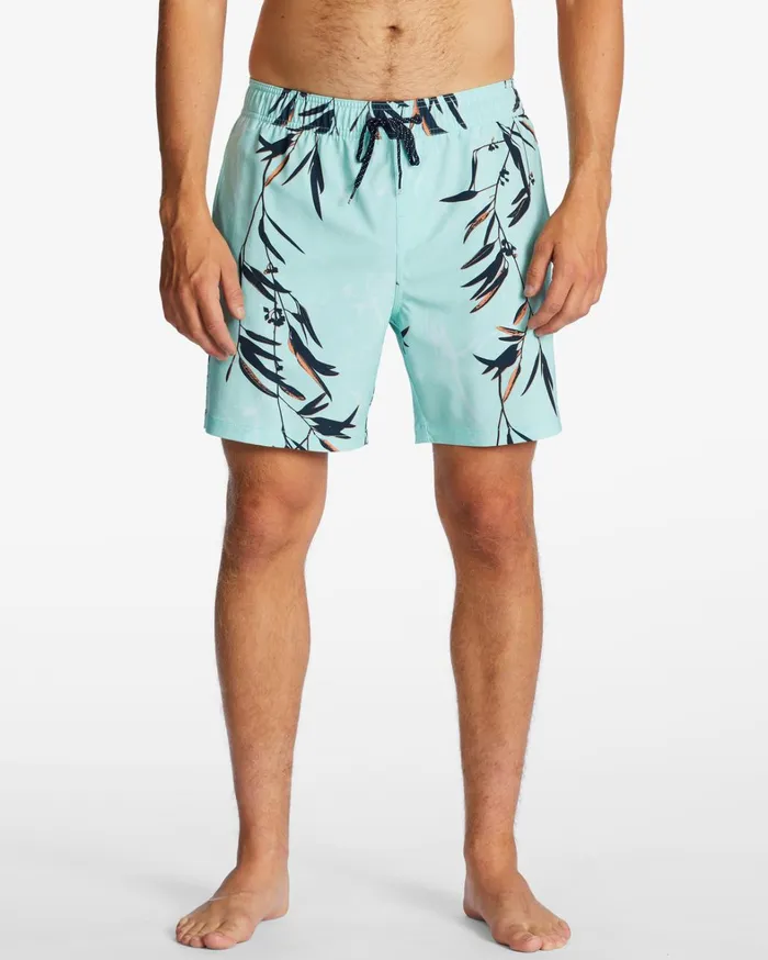 Billabong Elastic Waist Boardshorts Men Sundays Layback 17034 Boardshorts Mint Billabong Elastic Waist Boardshorts Men Sundays Layback 17034 Boardshorts Mint