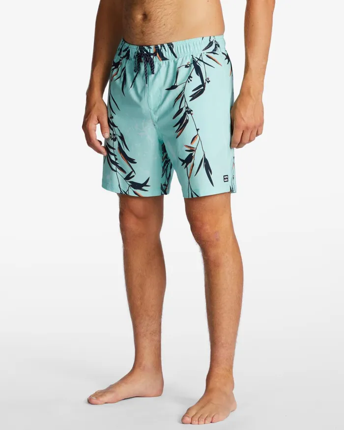 Billabong Elastic Waist Boardshorts Men Sundays Layback 17034 Boardshorts Mint Billabong Elastic Waist Boardshorts Men Sundays Layback 17034 Boardshorts Mint