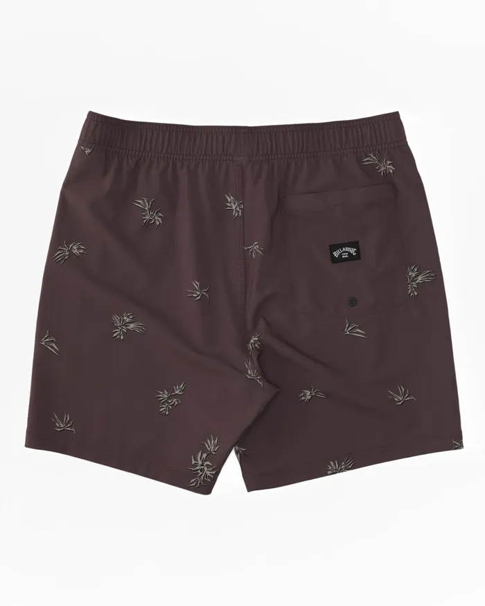 Billabong Elastic Waist Boardshorts Men Sundays Layback 17034 Boardshorts Plum Billabong Elastic Waist Boardshorts Men Sundays Layback 17034 Boardshorts Plum