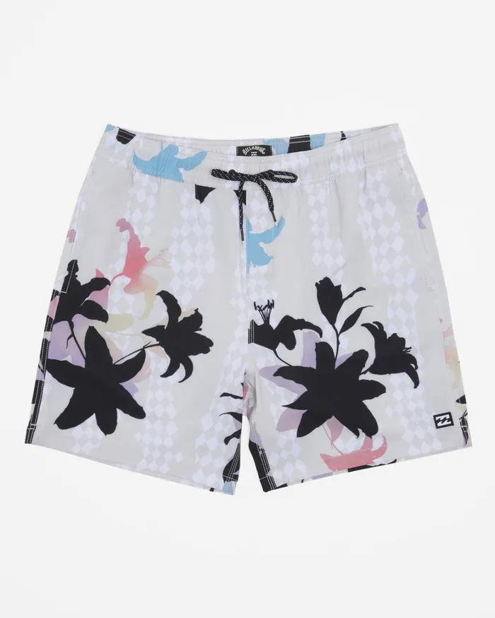Billabong Elastic Waist Boardshorts Men Sundays Layback 17034 Boardshorts Stone Billabong Elastic Waist Boardshorts Men Sundays Layback 17034 Boardshorts Stone