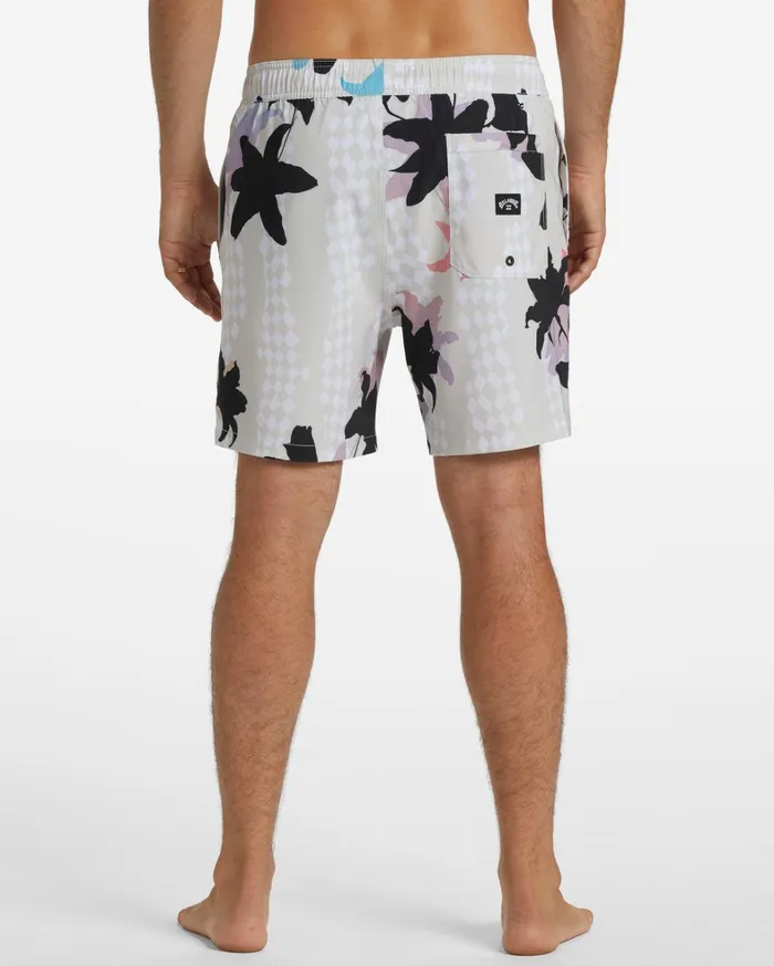 Billabong Elastic Waist Boardshorts Men Sundays Layback 17034 Boardshorts Stone Billabong Elastic Waist Boardshorts Men Sundays Layback 17034 Boardshorts Stone