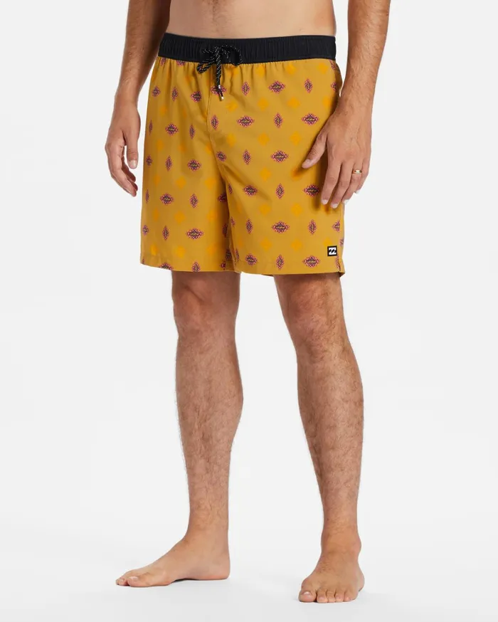 Billabong Elastic Waist Boardshorts Men Sundays Layback 17034 Boardshorts Sun Billabong Elastic Waist Boardshorts Men Sundays Layback 17034 Boardshorts Sun