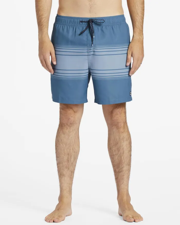 Billabong Elastic Waist Boardshorts Men Vacay Layback 17034 Boardshorts Blue Haze Billabong Elastic Waist Boardshorts Men Vacay Layback 17034 Boardshorts Blue Haze