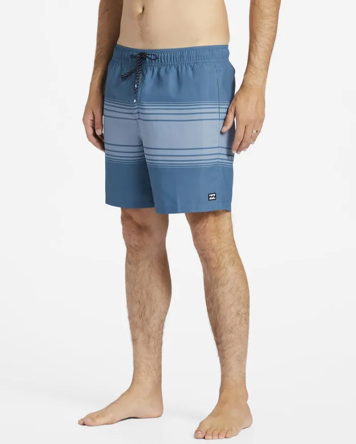 Billabong Elastic Waist Boardshorts Men Vacay Layback 17034 Boardshorts Blue Haze Billabong Elastic Waist Boardshorts Men Vacay Layback 17034 Boardshorts Blue Haze
