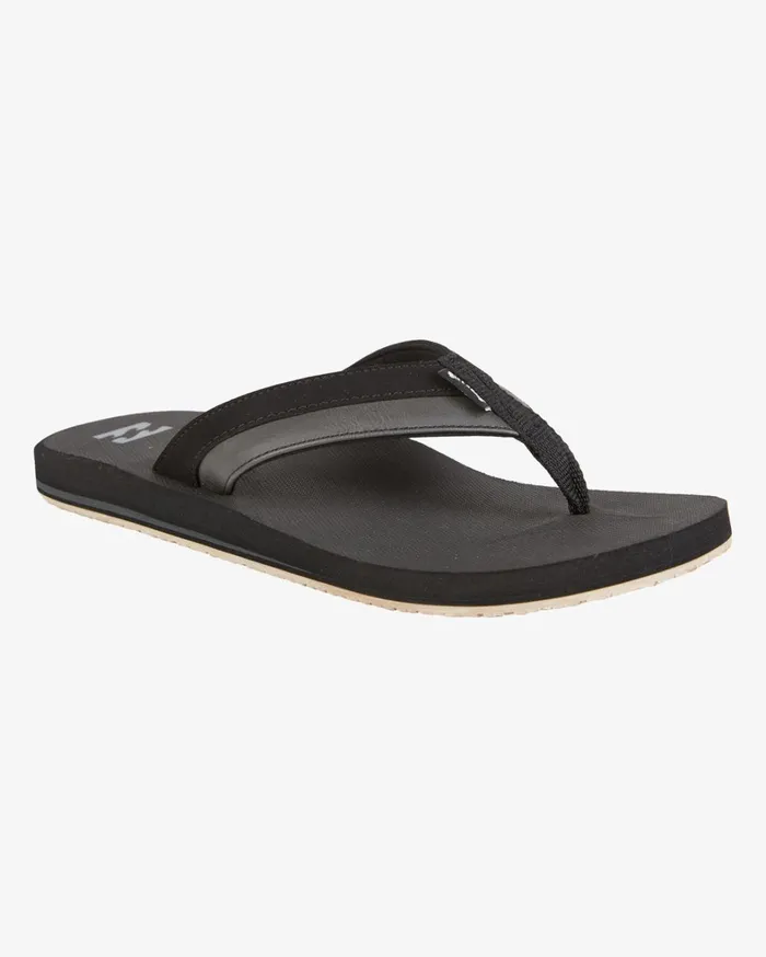 Billabong Flip Flops Men All Day Impact SlipOn Sandals Black Billabong Flip Flops Men All Day Impact SlipOn Sandals Black