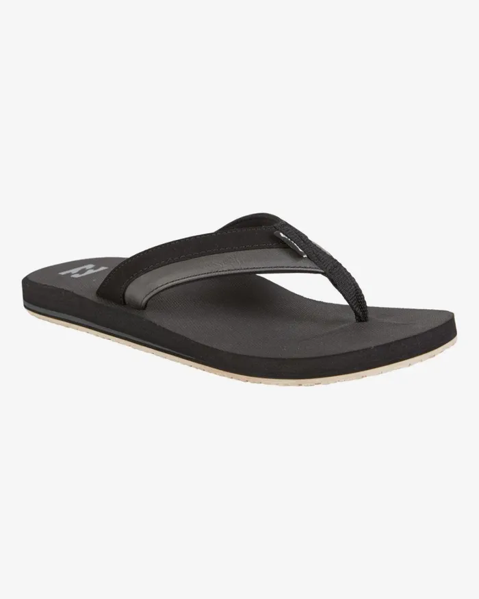 Billabong Flip Flops Men All Day Impact SlipOn Sandals Black Billabong Flip Flops Men All Day Impact SlipOn Sandals Black