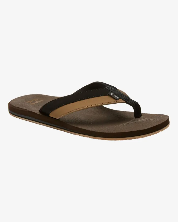 Billabong Flip Flops Men All Day Impact SlipOn Sandals Chocolate Billabong Flip Flops Men All Day Impact SlipOn Sandals Chocolate