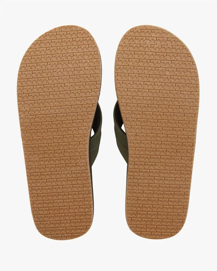 Billabong Flip Flops Men All Day Impact SlipOn Sandals Chocolate Billabong Flip Flops Men All Day Impact SlipOn Sandals Chocolate
