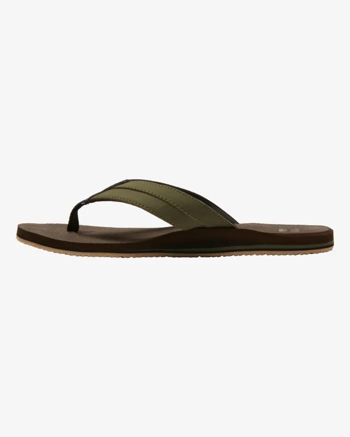 Billabong Flip Flops Men All Day Impact SlipOn Sandals Chocolate Billabong Flip Flops Men All Day Impact SlipOn Sandals Chocolate