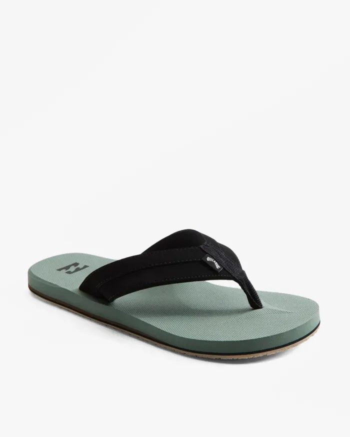 Billabong Flip Flops Men All Day Impact SlipOn Sandals Sage Billabong Flip Flops Men All Day Impact SlipOn Sandals Sage