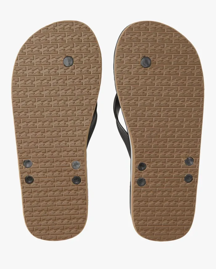 Billabong Flip Flops Men All Day Sandals Stealth Billabong Flip Flops Men All Day Sandals Stealth