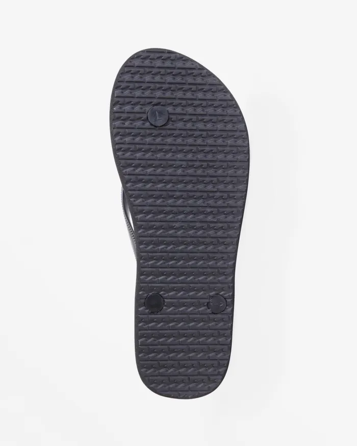 Billabong Flip Flops Women Dama Rubber Flip Flop Sandals Black White 2 Billabong Flip Flops Women Dama Rubber Flip Flop Sandals Black White 2