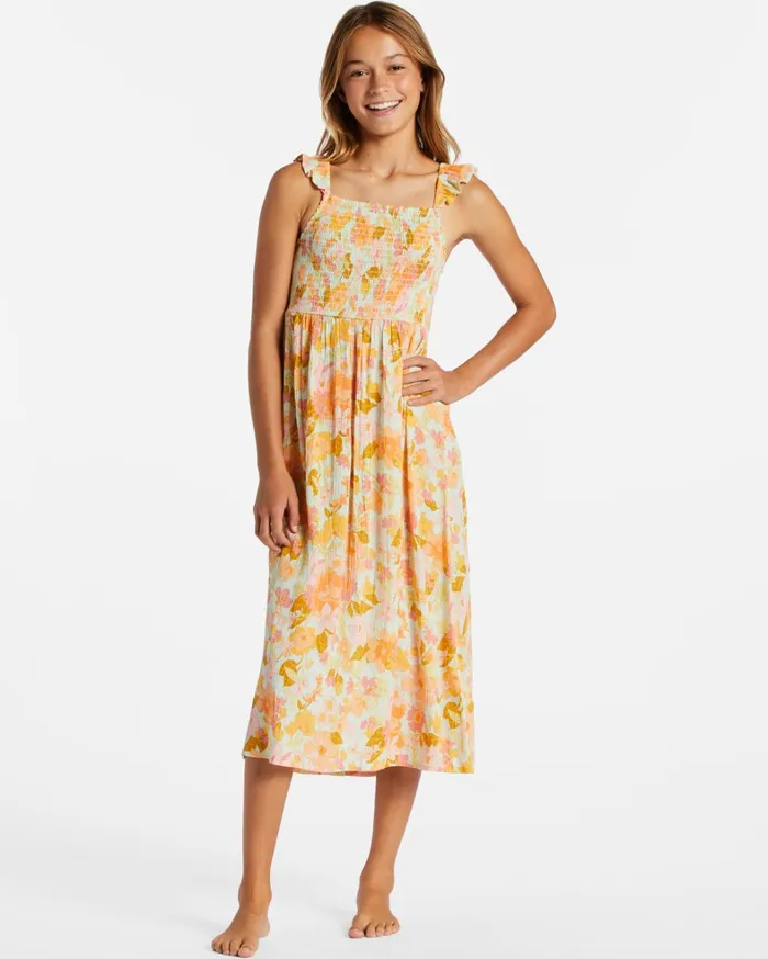 Billabong Girls039 Dresses and Rompers Women Girl039s Lots Of Fun Midi Dress Seaspray