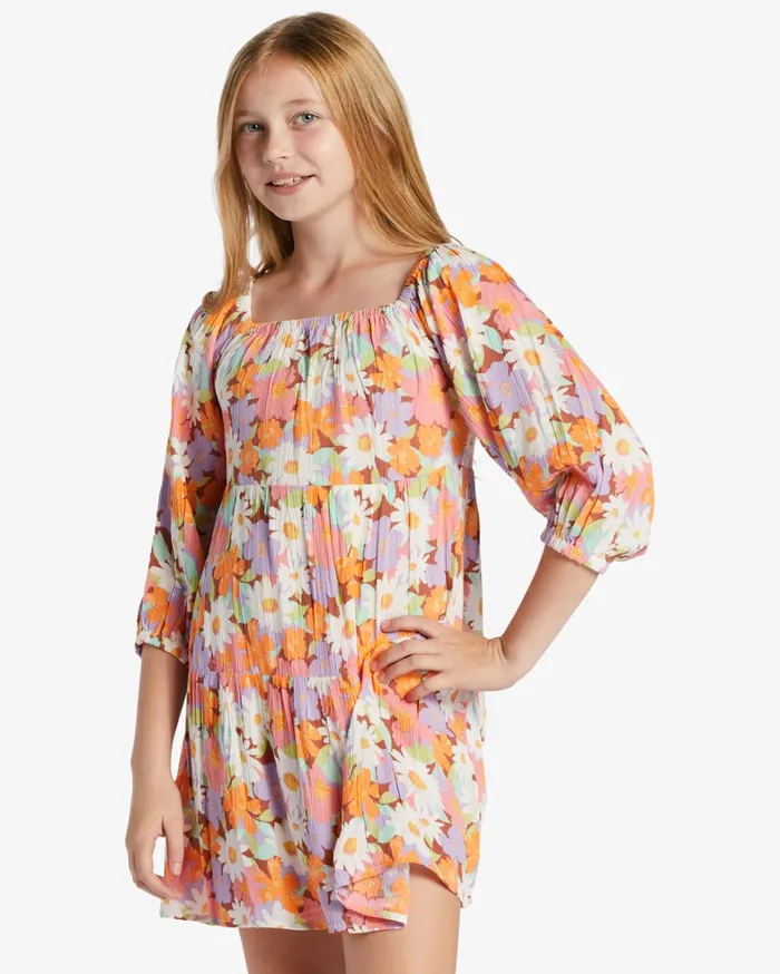 Billabong Girls039 Dresses and Rompers Women Girls039 Love Crush Babydoll Dress Sweet Tea
