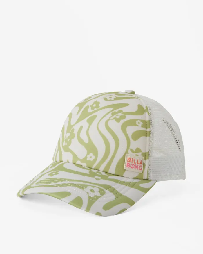 Billabong Girls039 Hats Women Girls039 Shenanigans Trucker Hat Pea Pod Billabong Girls039 Hats Women Girls039 Shenanigans Trucker Hat Pea Pod