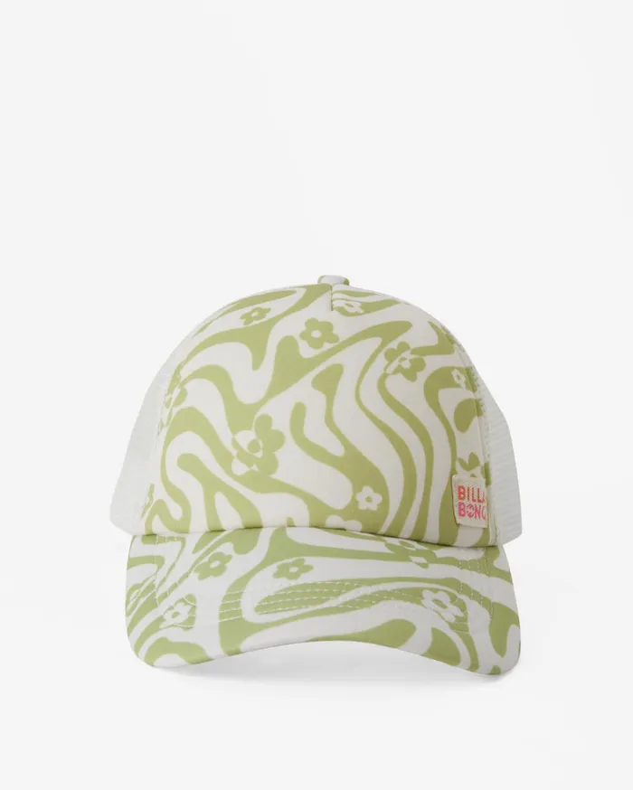 Billabong Girls039 Hats Women Girls039 Shenanigans Trucker Hat Pea Pod Billabong Girls039 Hats Women Girls039 Shenanigans Trucker Hat Pea Pod