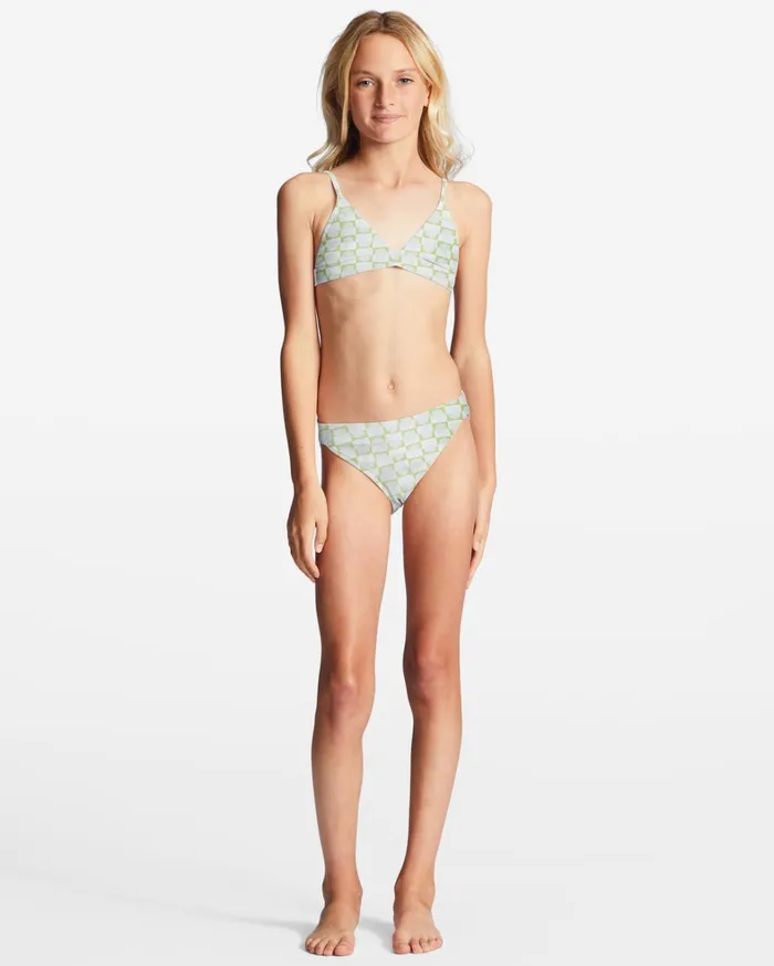 Billabong Girls039 Swimwear Women Girl039s 416 Daze All Day Triangle TwoPiece Bikini Set Moss Meadow Billabong Girls039 Swimwear Women Girl039s 416 Daze All Day Triangle TwoPiece Bikini Set Moss Meadow