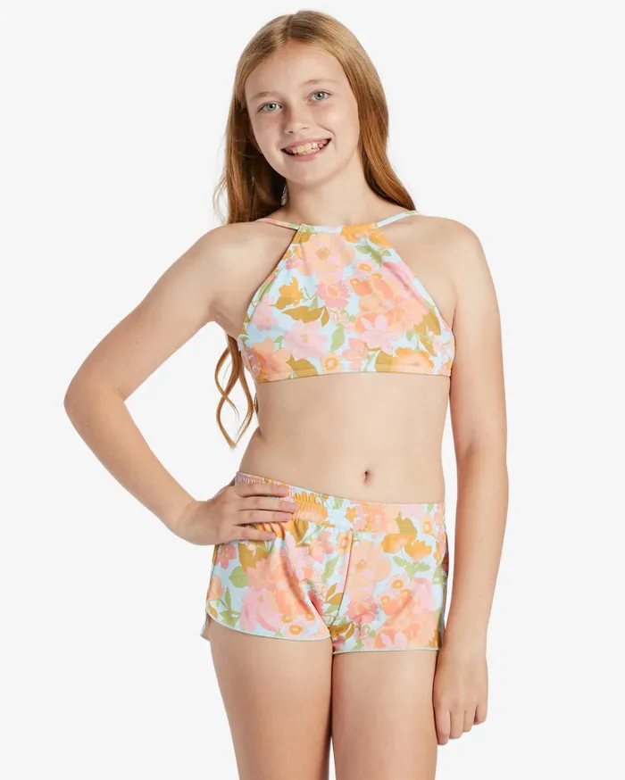 Billabong Girls039 Swimwear Women Girl039s Blown Away Elastic Waist Multi