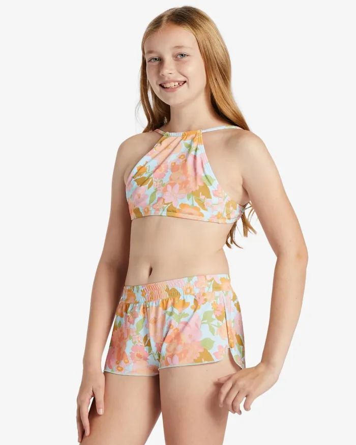 Billabong Girls039 Swimwear Women Girl039s Blown Away Elastic Waist Multi Billabong Girls039 Swimwear Women Girl039s Blown Away Elastic Waist Multi