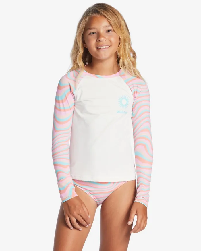 Billabong Girls039 Swimwear Women Girl039s Sorbet Dreamz Two Piece Long Sleeve Bikini Set Multi Billabong Girls039 Swimwear Women Girl039s Sorbet Dreamz Two Piece Long Sleeve Bikini Set Multi